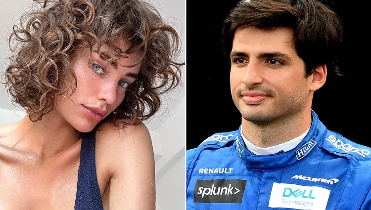 Carlos Sainz and Rebecca Donaldson