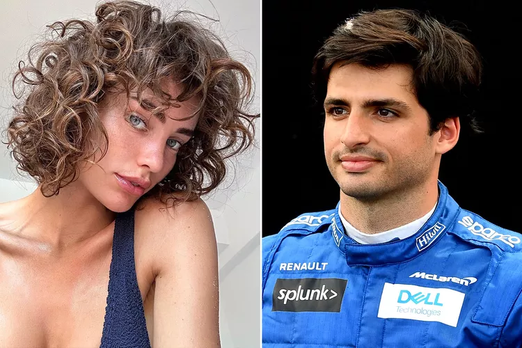 Carlos Sainz and Rebecca Donaldson