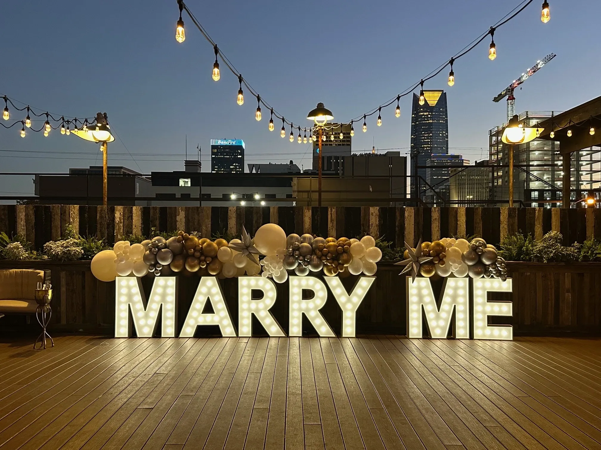 marquee letter lights