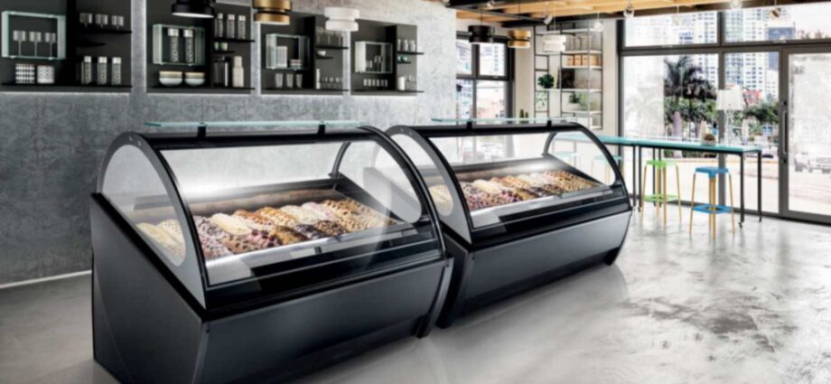 top-rated ice cream display freezer