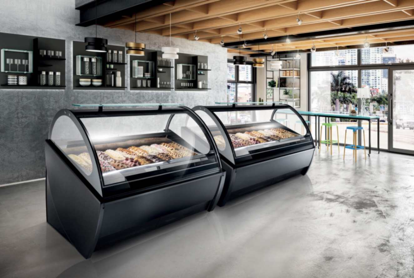 top-rated ice cream display freezer