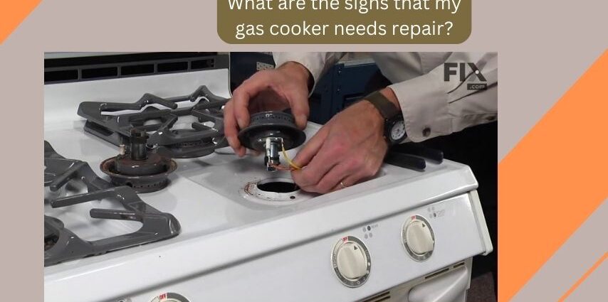 What are the signs that my gas cooker needs repair?