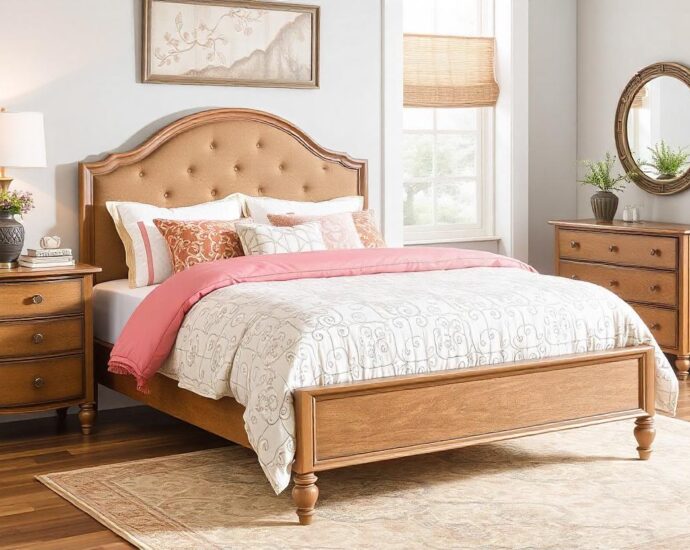 Queen Size Bed for a Chic Look
